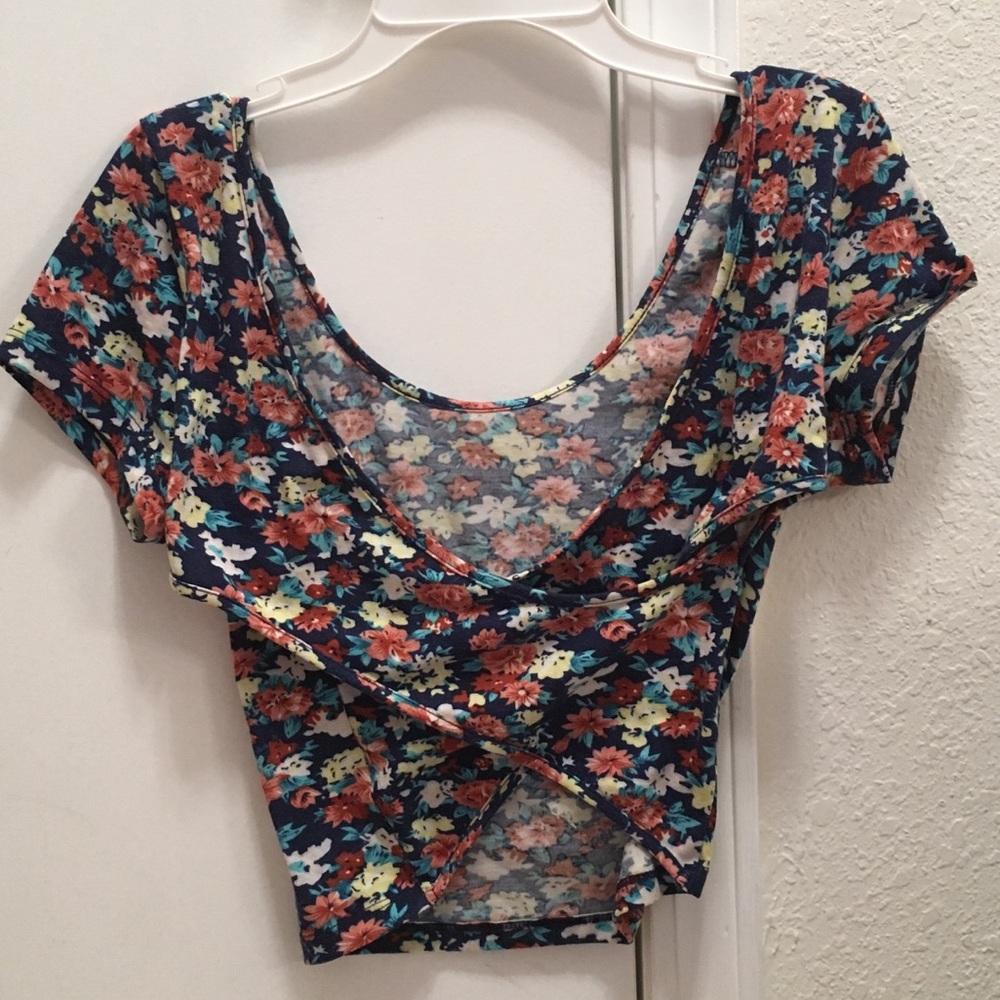 Floral crop top